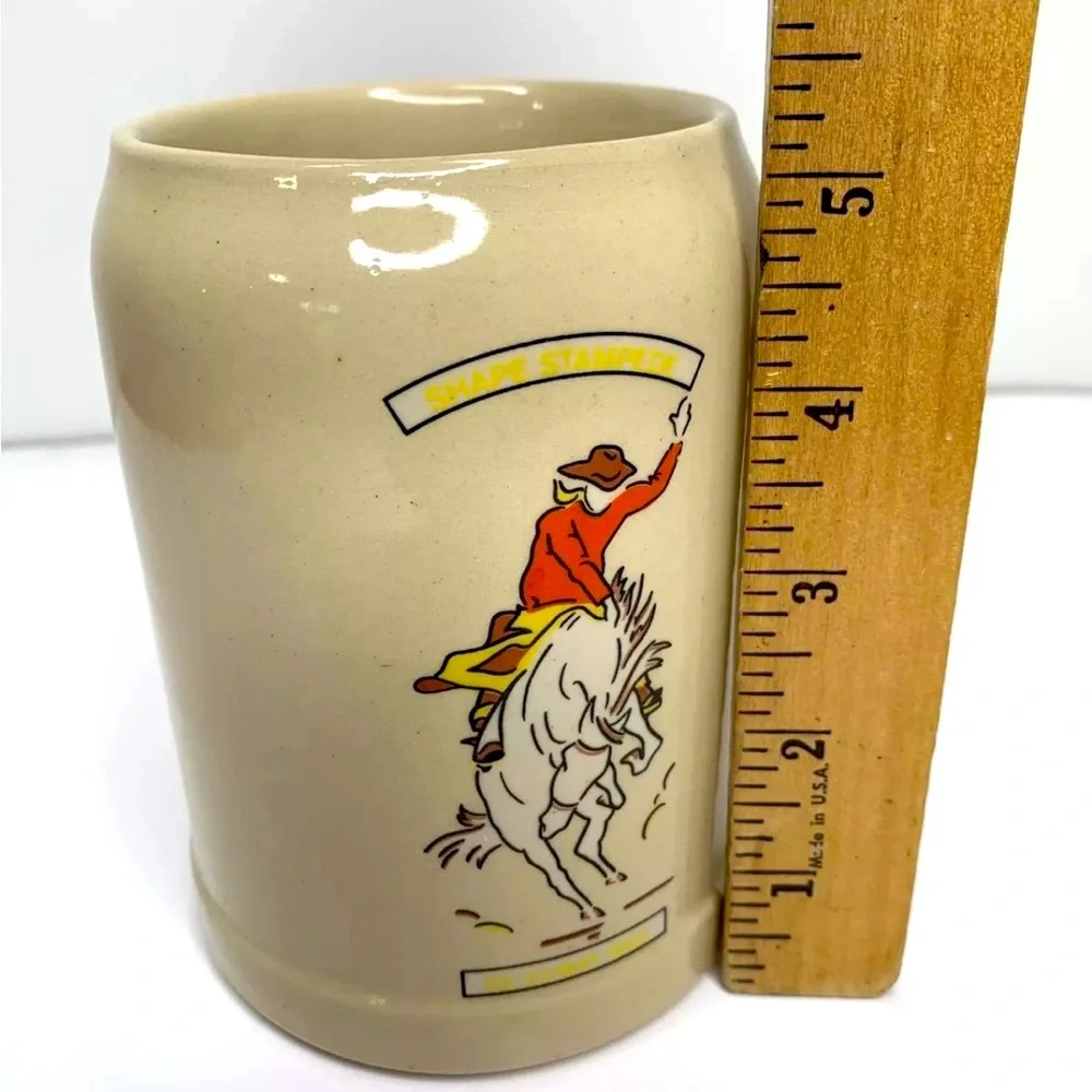 Gerz W. Germany Mug/Stein Vintage Cowboy Stampede May 22-23 1982 Western